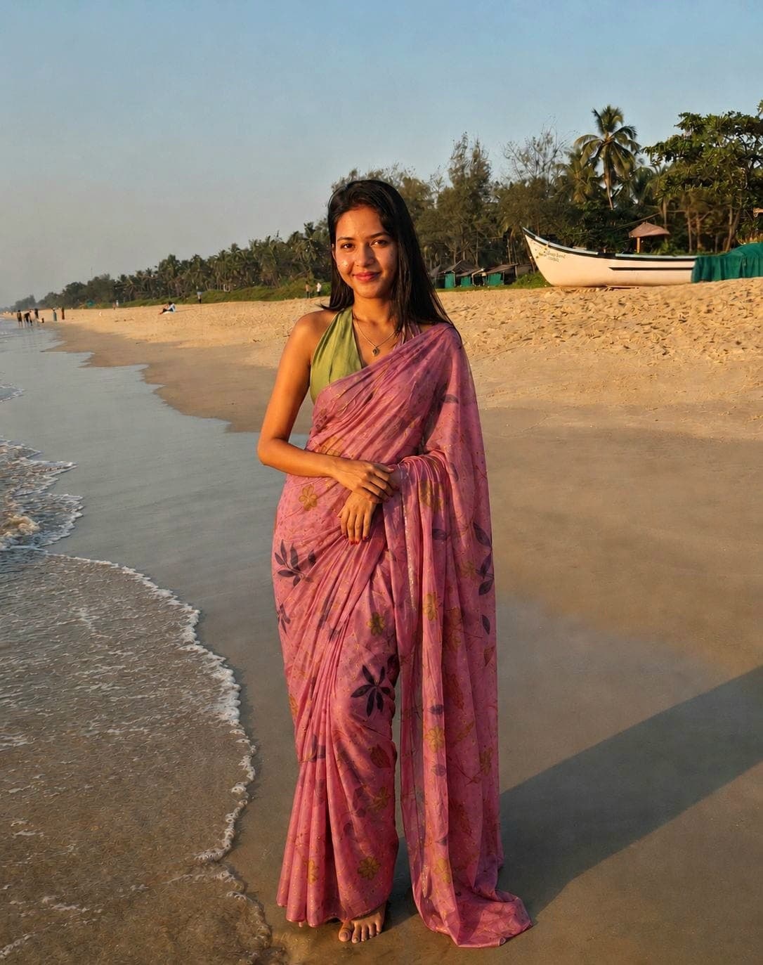 Habutai Silk saree