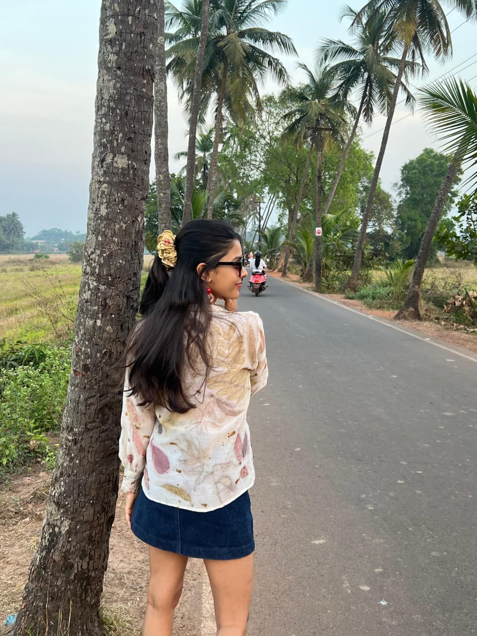 Chanderi Eco printed shirt