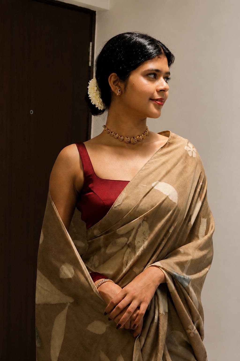 habutai silk saree